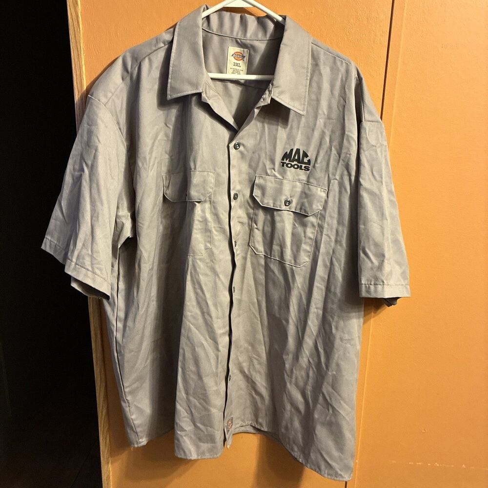Dickies Mac Tools Eat Soot Men’s Button Down Shirt 3xl